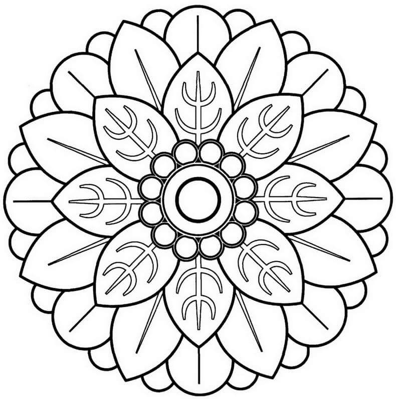 Mandalas Abstraits 51